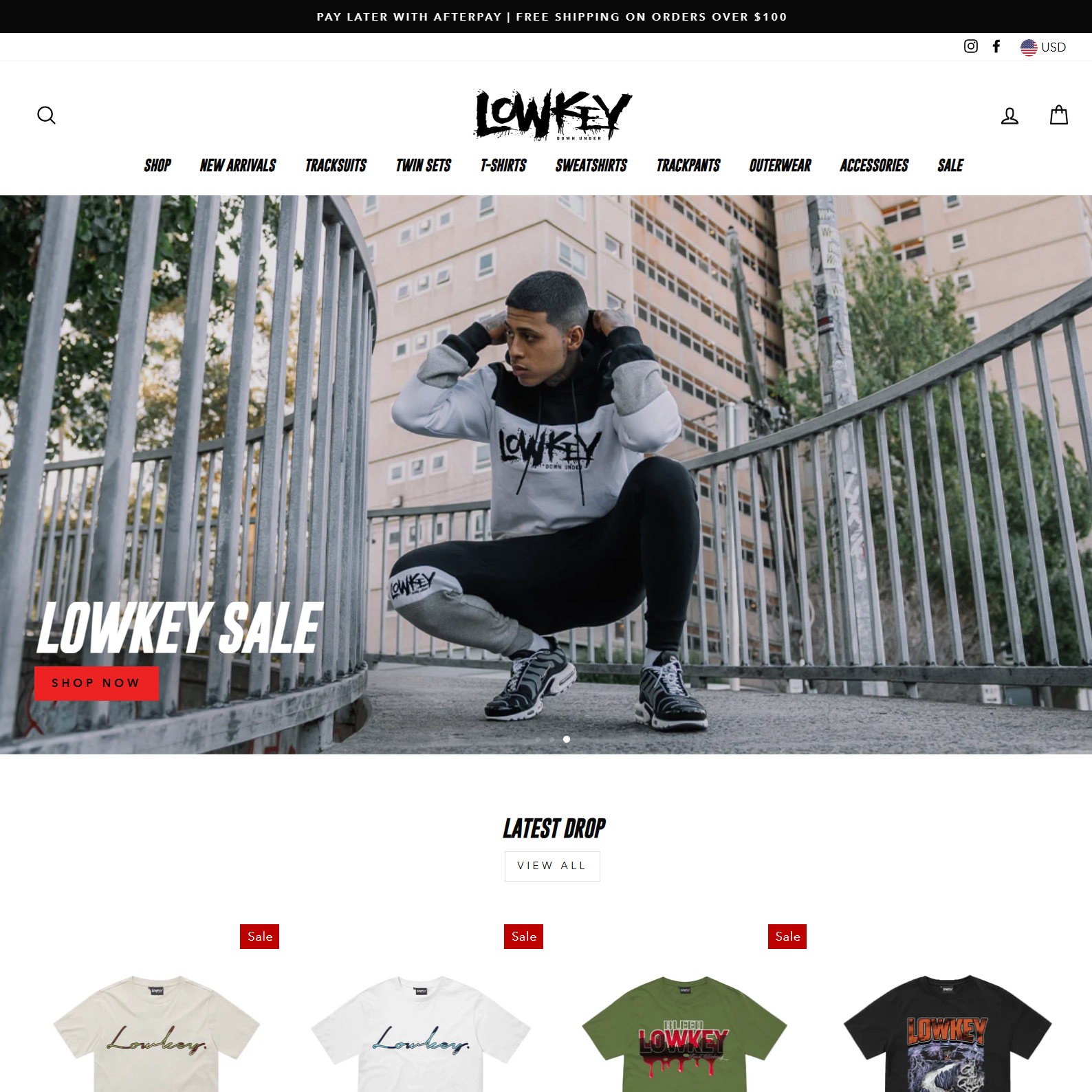 Boutique clothing store shopping